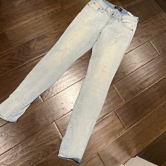 Light blue overalls and GUESS jeans in light blue - Picture 5 of 10